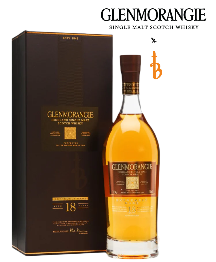 GLENMORANGIE 18 YEARS WHISKEY